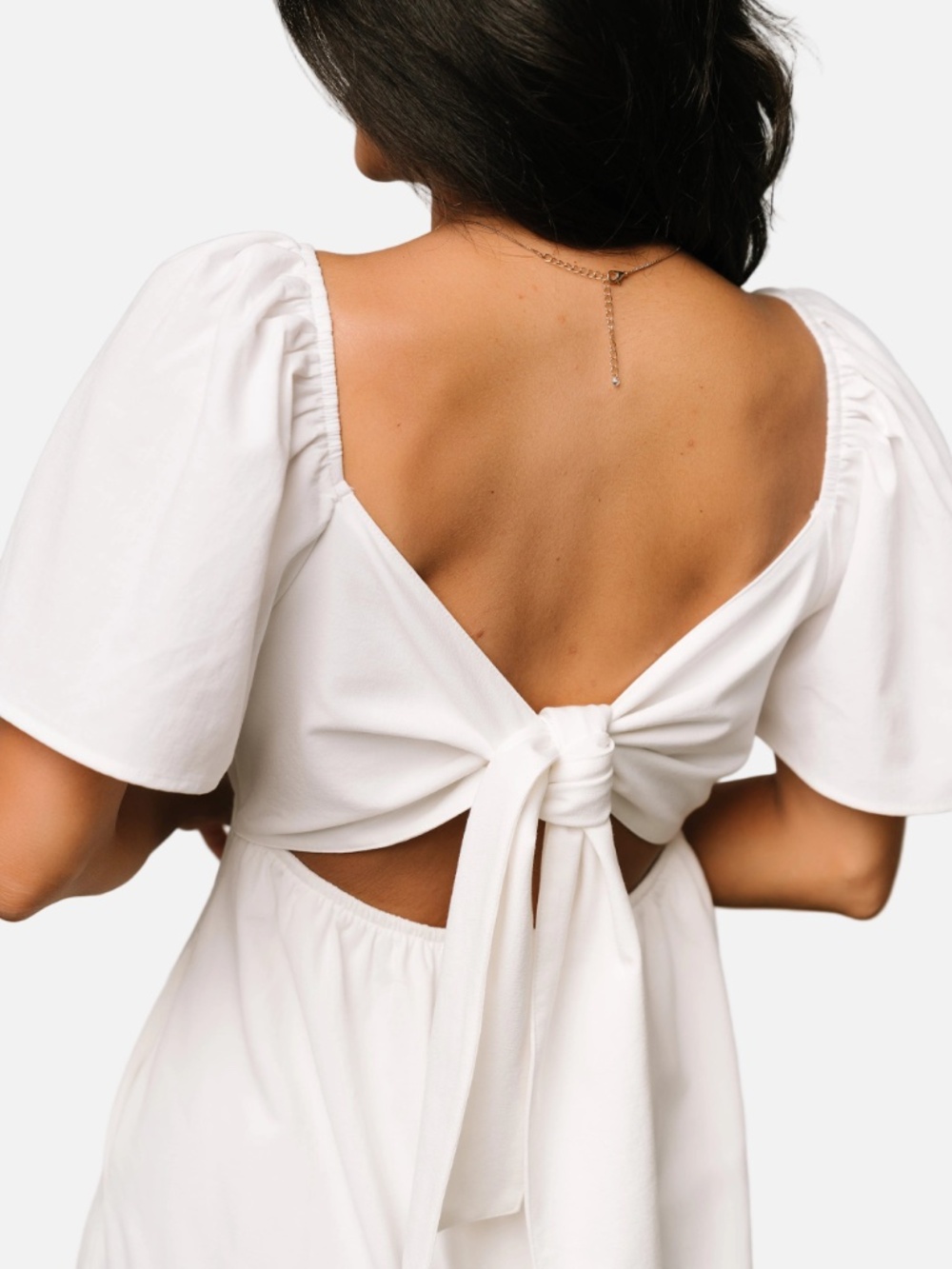 Baltic Born Indie Back Tie Dress | Off White Size SS - Picture 5 of 5